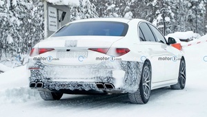 搭载4.0T插混系统 梅赛德斯-AMG S 63 e谍照曝光 或将今年亮相