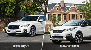 买英菲尼迪Q50L还是标致4008新能源?哪款车配置更丰富?