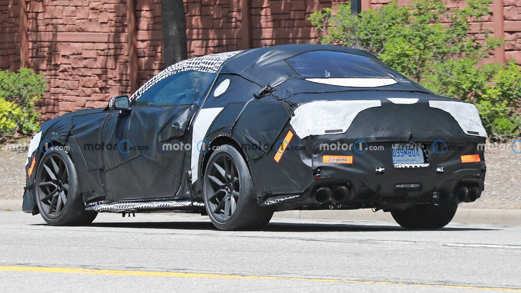 全新福特Mustang跑车最新谍照曝光 有望2023年4月首发