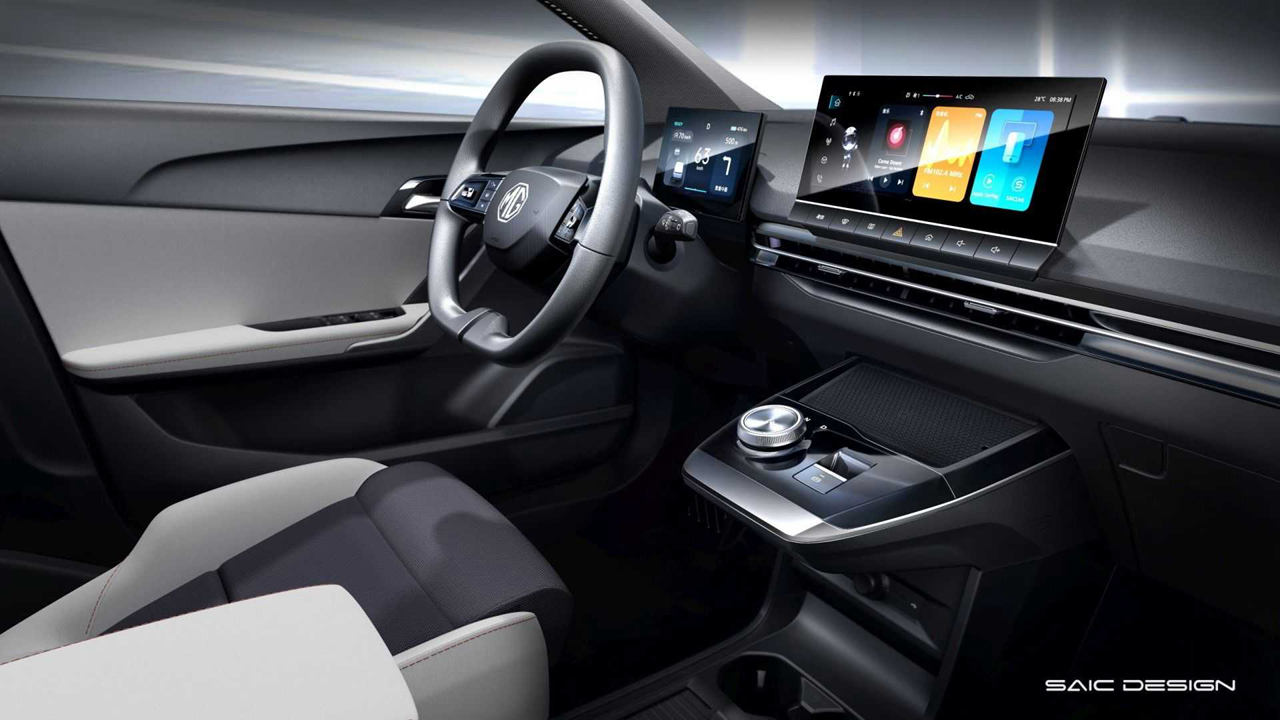 MG4 Electri官图发布，内饰首次亮相，WLTP工况续航可达450km