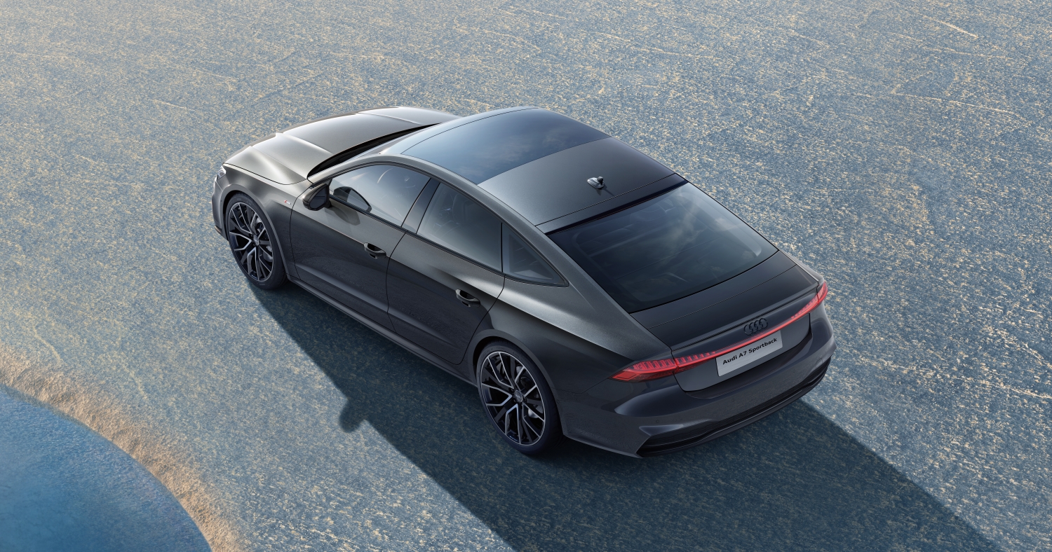 奥迪A7 Sportback 3.0T上市，售价78.38万元，配黑色外观套装