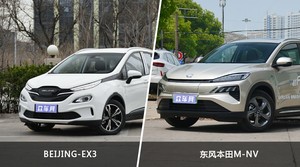 BEIJING-EX3/东风本田M-NV全面对比 哪款车的销量更高?
