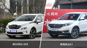 BEIJING-EX3/东风风光E3全面对比 哪款车的销量更高？