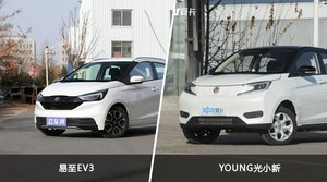 易至EV3和YOUNG光小新怎么选? 哪款车尺寸更大?