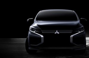 前脸更加犀利/11月18日首发 三菱发布全新Mirage预告图