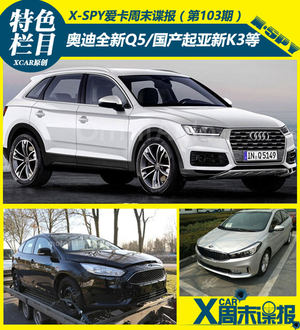 福特全新福克斯/雪铁龙C6领衔 周末谍报