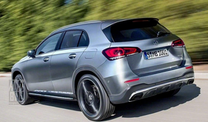 12月11日发布/最新设计语言 奔驰全新一代GLA渲染图曝光