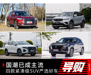 国潮已成主流 紧凑级自主SUV严选好车推荐