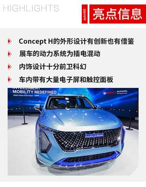 全新H6长这样？ 图解哈弗Concept H概念车