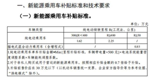 新能源车型补贴门槛提升 就是要限制特斯拉？