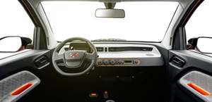 五菱宏光 Mini EV 内饰曝光 双色简约内饰