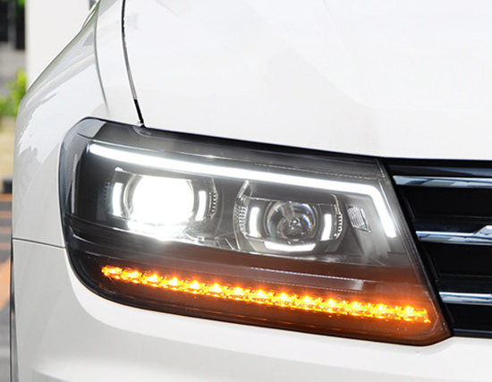 大众途观前大灯价格,途观改装氙气灯多少钱?