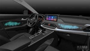 液晶大屏和三排座椅 嘉悦X8实车内饰首曝