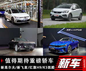新高尔夫/新飞度/红旗H9 下半年重磅轿车盘点