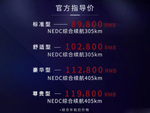比亚迪e2升级版上市 补贴后售8.98万起