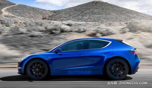 比Model 3定位更低 特斯拉Model 2渲染图曝光