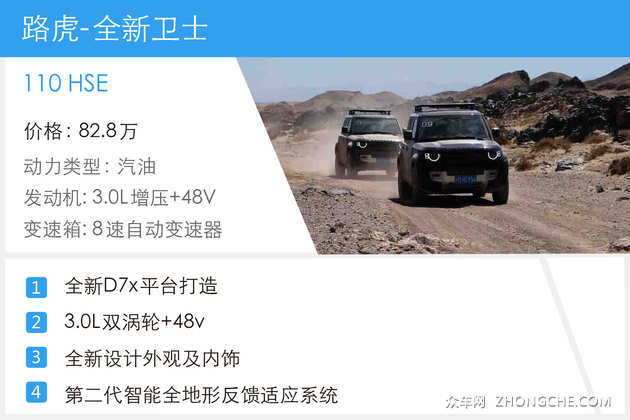 开启新时代  试驾全新一代路虎卫士110