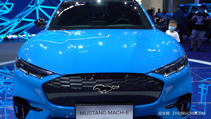电动版福特野马Mach-E惊现2020北京车展