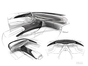 某国产车内饰草图曝光 看图猜车猜对算你赢