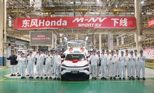 续航480km 东风本田M-NV电动SUV正式下线