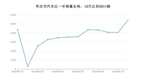 枣庄市12月汽车销量 宏光MINI EV排名第一(2020年)