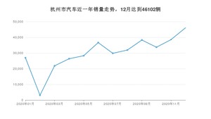 12月杭州市汽车销量数据统计 Model 3排名第一(2020年)