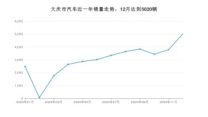 大庆市12月汽车销量统计 哈弗M6排名第一(2020年)