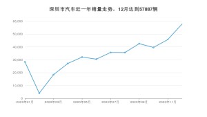 深圳市12月汽车销量统计 汉排名第一(2020年)