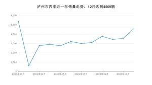 泸州市12月汽车销量数据发布 朗逸排名第一(2020年)