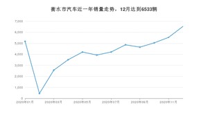 衡水市12月汽车销量统计 朗逸排名第一(2020年)