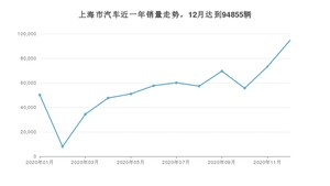 上海市12月汽车销量统计 Model 3排名第一(2020年)