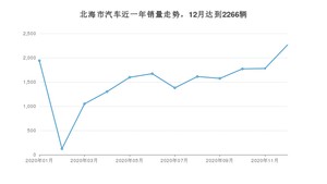 北海市12月汽车销量数据发布 宏光MINI EV排名第一(2020年)