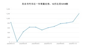 吴忠市12月汽车销量 奇骏排名第一(2020年)