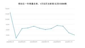 领动12月份销量数据发布 共3007台(2020年)