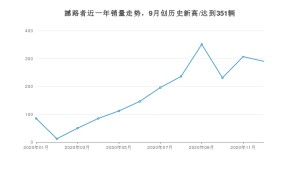 撼路者12月份销量数据发布 共290台(2020年)