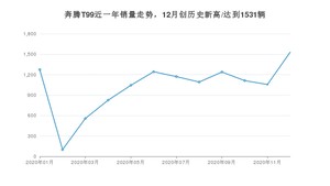 12月奔腾T99销量如何? 众车网权威发布(2020年)