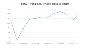 傲虎12月份销量数据发布 共307台(2020年)