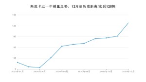 斯派卡12月份销量数据发布 共128台(2020年)