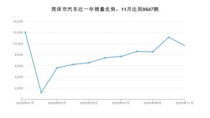 菏泽市11月汽车销量 宏光MINI EV排名第一(2020年)