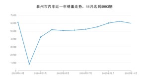 11月泰州市汽车销量数据统计 朗逸排名第一(2020年)