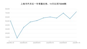 上海市11月汽车销量 Model 3排名第一(2020年)