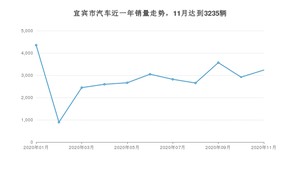 11月宜宾市汽车销量情况如何? 朗逸排名第一(2020年)