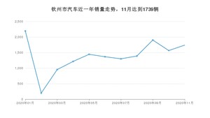 钦州市11月汽车销量 宏光MINI EV排名第一(2020年)