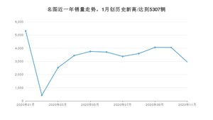 名图11月份销量数据发布 共2947台(2020年)