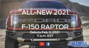 多项升级 全新福特F-150猛禽预告图曝光 将于明天凌晨发布