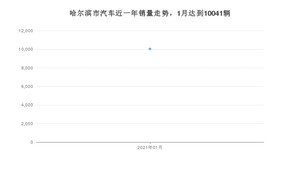 哈尔滨市1月汽车销量 宝来排名第一(2021年)