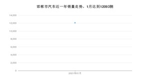 1月邯郸市汽车销量数据统计 朗逸排名第一(2021年)