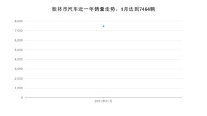 桂林市1月汽车销量 五菱宏光排名第一(2021年)