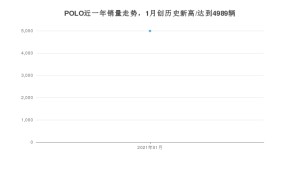 POLO1月份销量数据发布 共4989台(2021年)