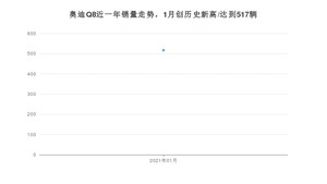 1月奥迪Q8销量怎么样? 众车网权威发布(2021年)